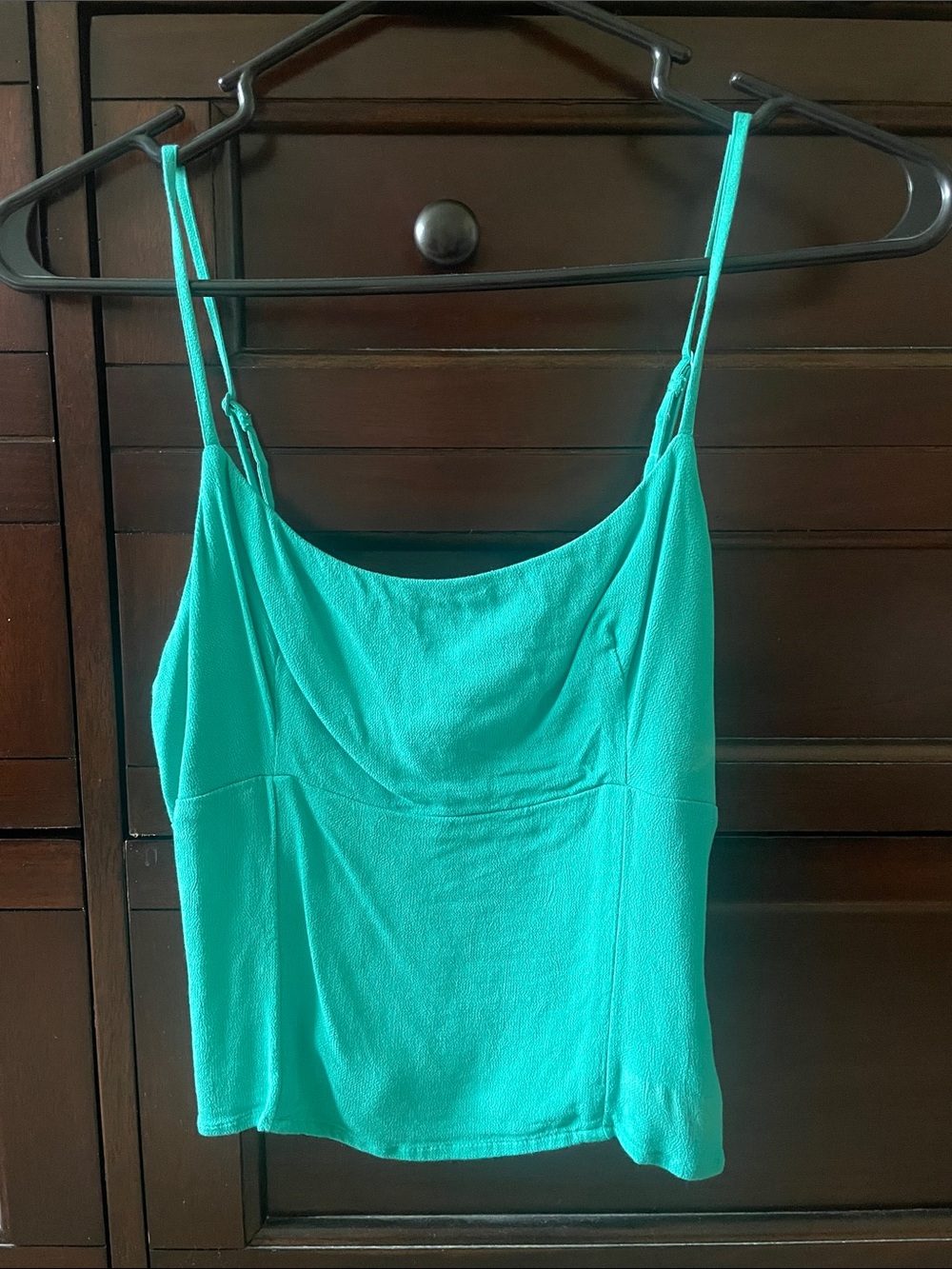 American Eagle Outfitters Teal Spaghetti Strap Cami